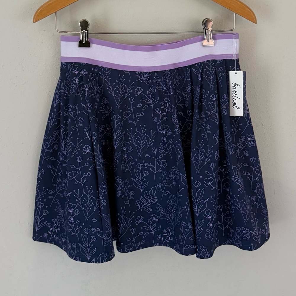Barstool Floral Print Tennis Athletic Skort Size Large NWT